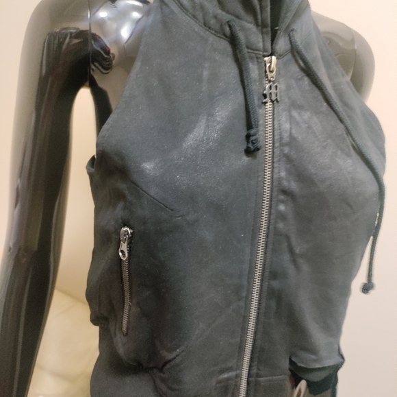 Morphine Generation Cut Up, Cut Out Zip Up Jacket Vest. Limited Edition - Picture 6 of 11